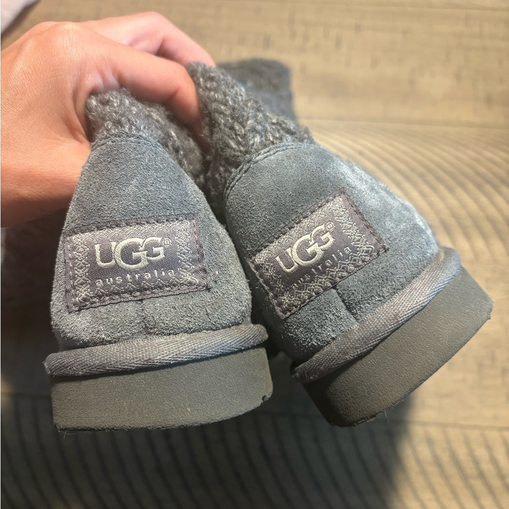 UGG Australia Lattice Cardy Tall Knit Winter Boots - Picture 8 of 9